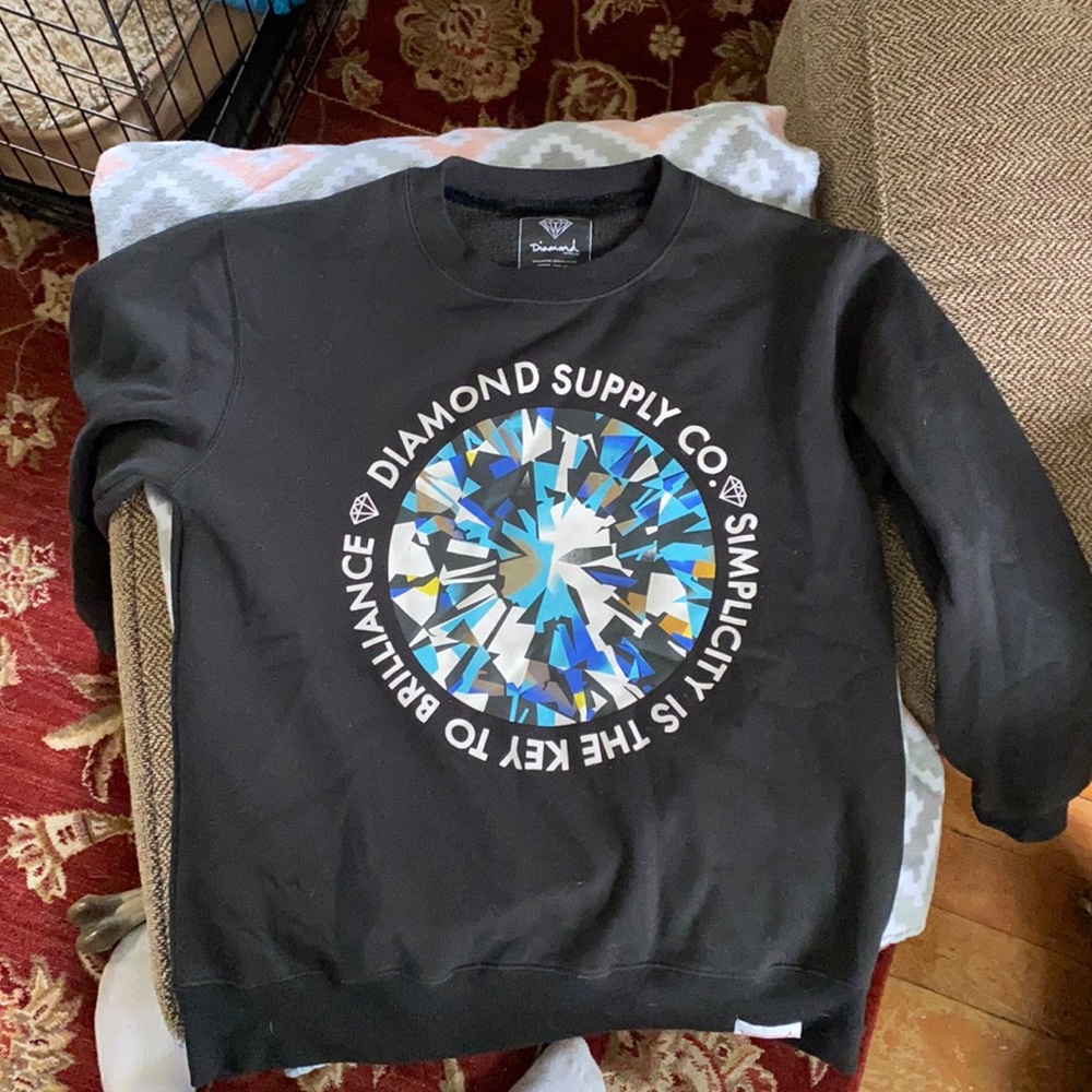 diamond supply co crewneck sweater